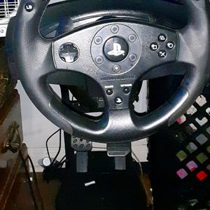 I am selling the steering wheel,pedals and stand